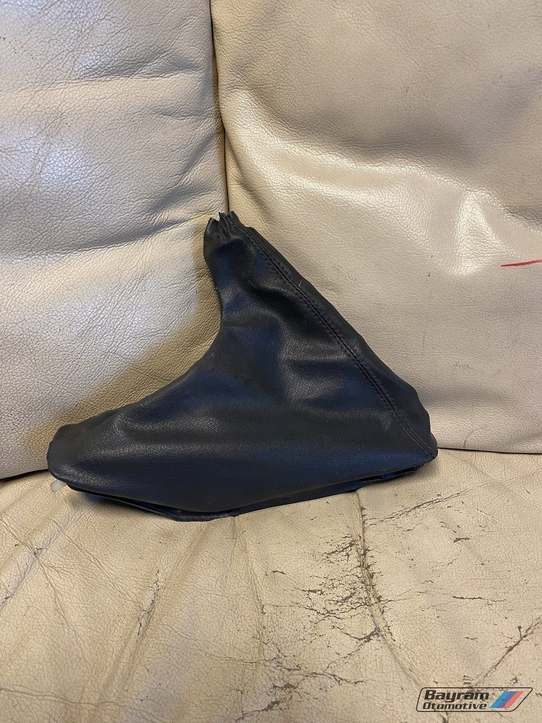 Bmw E34 handrempookhoes leder blauw handrem hoes E32 5-serie, Auto-onderdelen, Gebruikt, -, -, Ophalen of Verzenden