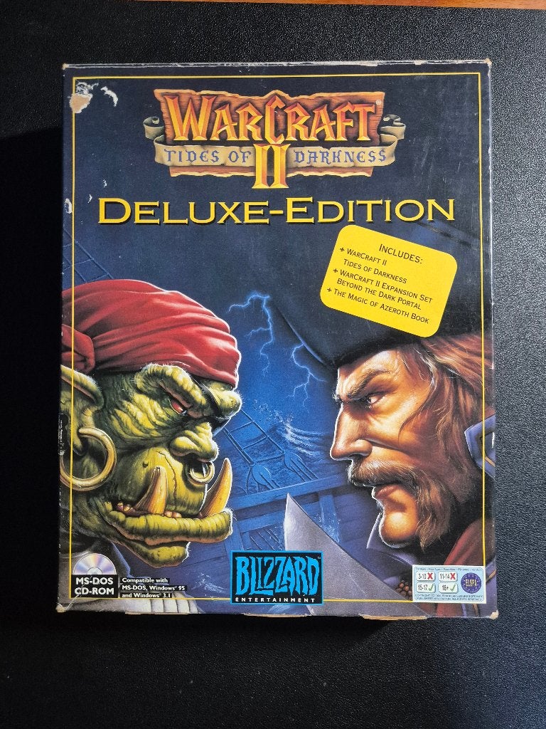 Warcraft II: Tides of Darkness – Deluxe Edition, Gebruikt, 1 speler, Ophalen of Verzenden, Eén computer