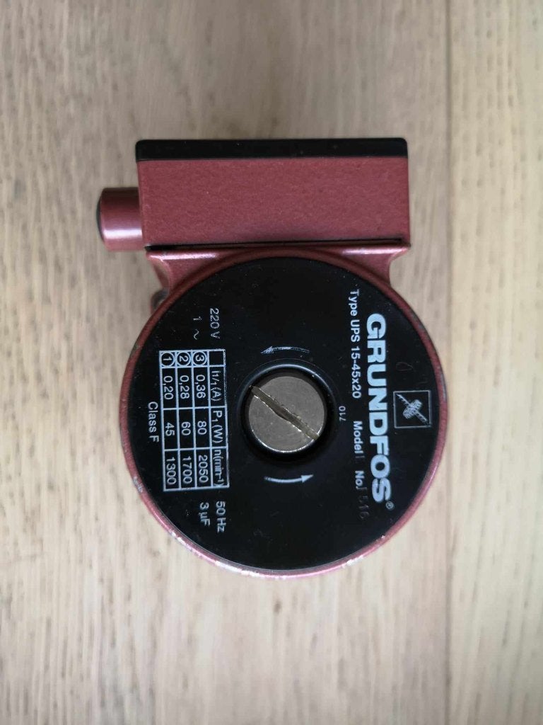 Circulatiepomp Grundfos 15-45-20, Ophalen of Verzenden, Gebruikt