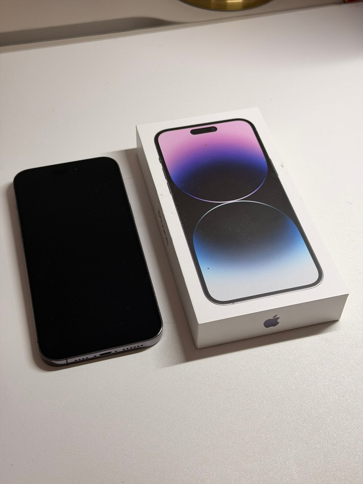 iPhone 14 Pro Max 256 GB, paars, Telecommunicatie, Gebruikt, Paars, 82 %, Zonder abonnement