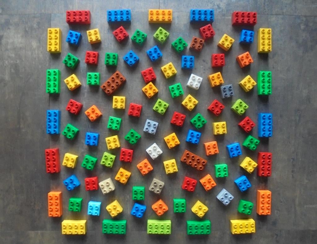 Lego Duplo Brick Set 155 (zie foto's), Kinderen en Baby's, Ophalen of Verzenden, Gebruikt, Losse stenen, Duplo