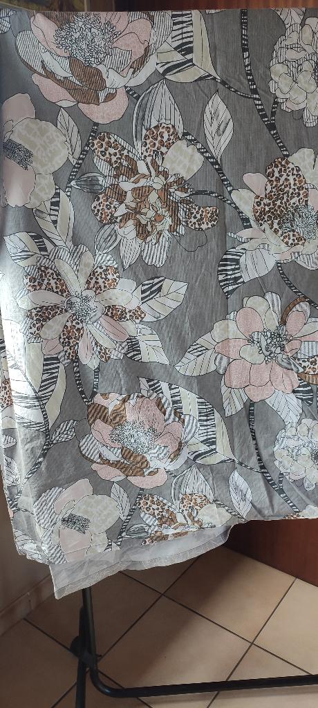 Housse de couette " 2 personnes"+ housse matelas, Gris, Enlèvement ou Envoi, Housse de couette, Comme neuf