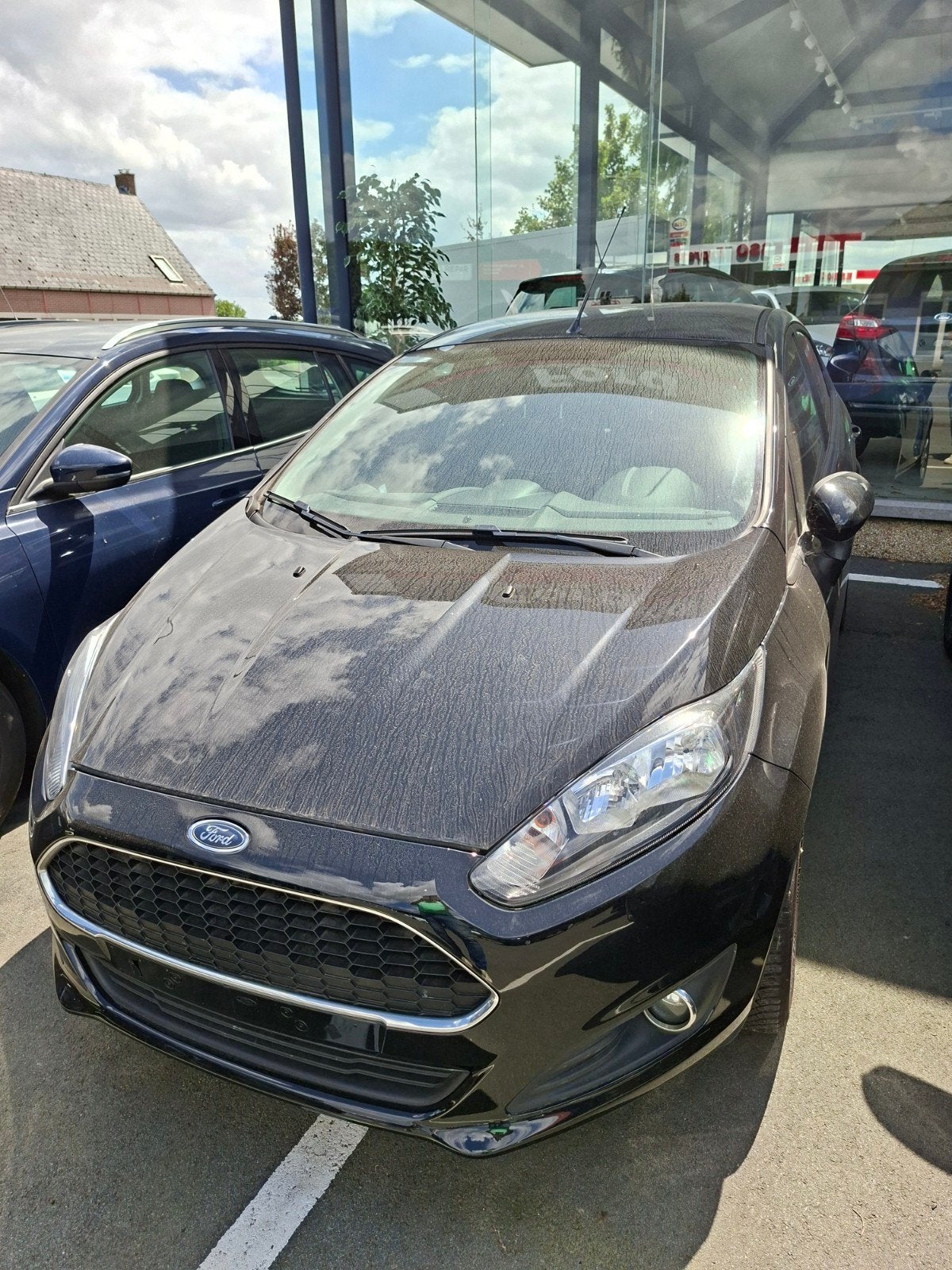 Ford Fiesta 1.0 ecoboost AUTOMAAT, Auto's, Ford, Stof, Zwart, Berline, 5 deurs