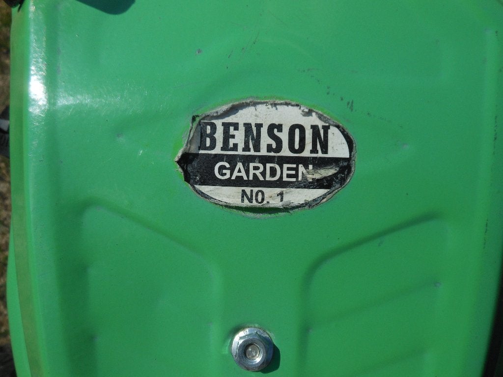 Grasmachine Benson, Ophalen, Cirkelmaaier, Gebruikt, Briggs and Stratton