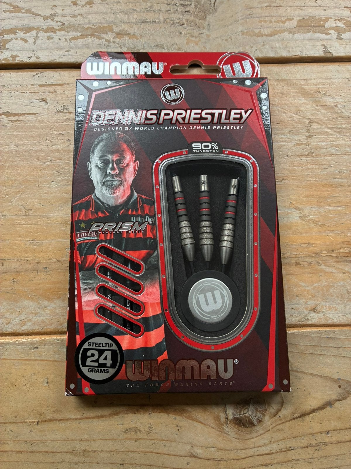 Fléchettes Winmau Dennis Priestley  pour le 30e anniversaire, Sports & Fitness, Enlèvement ou Envoi, Neuf, Fléchettes