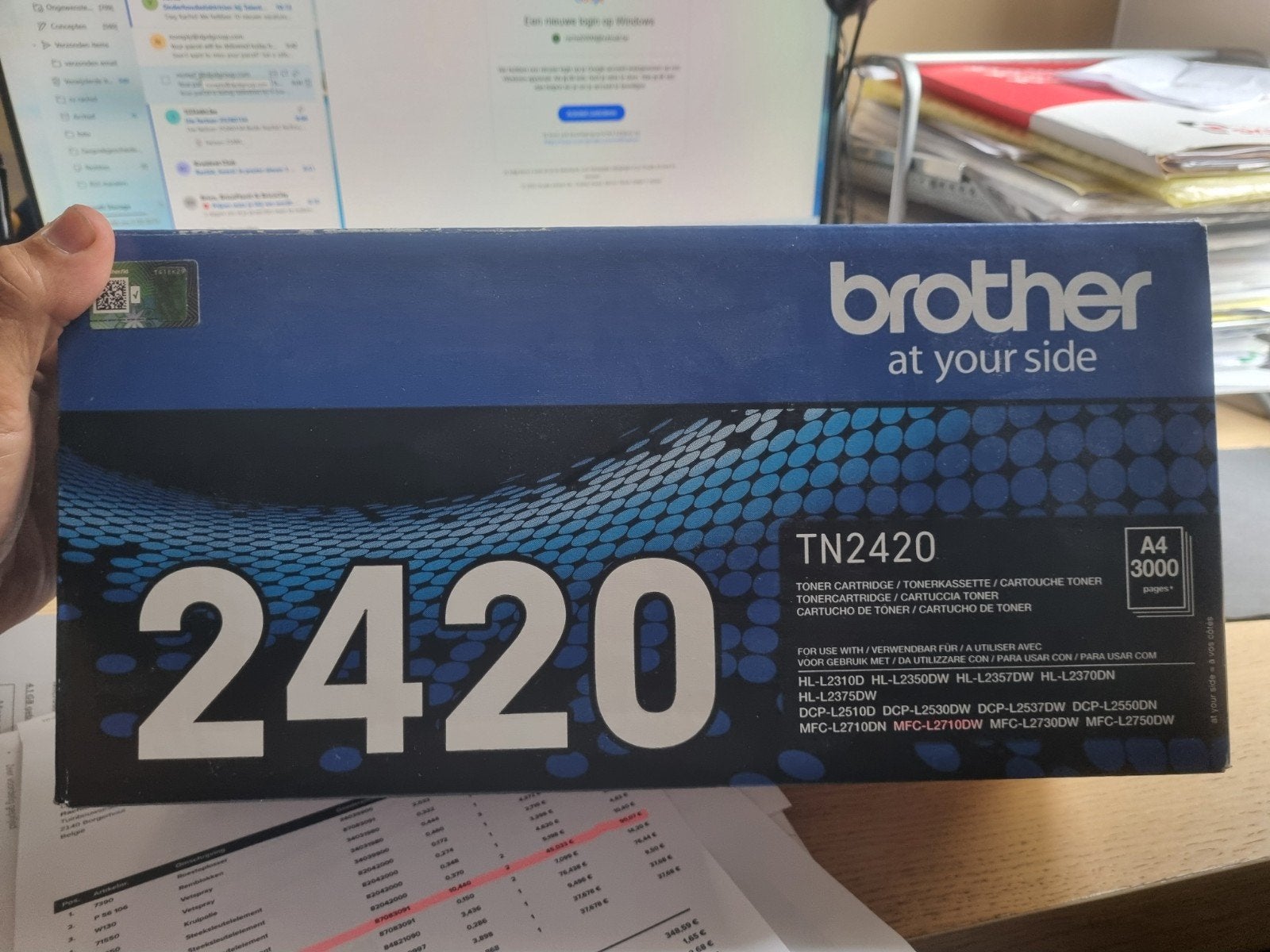 Toner 2420 brother, Computers en Software, Ophalen of Verzenden, Nieuw
