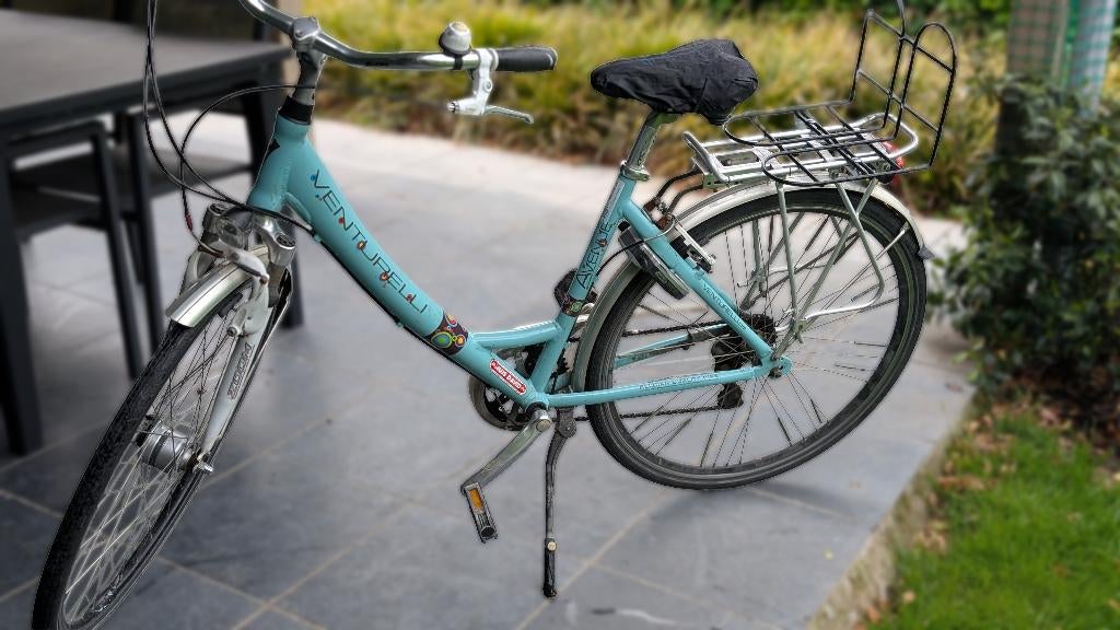 damesfiets, Gebruikt, Velgrem, 47 tot 50 cm, Versnellingen