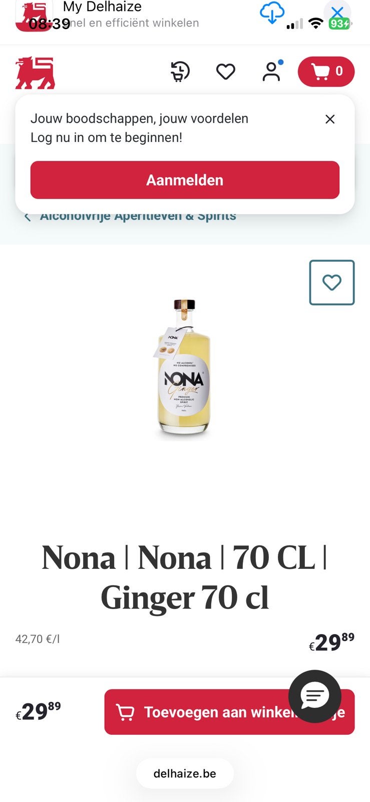 Nona ginger nieuw !!!, Ophalen of Verzenden, Nieuw