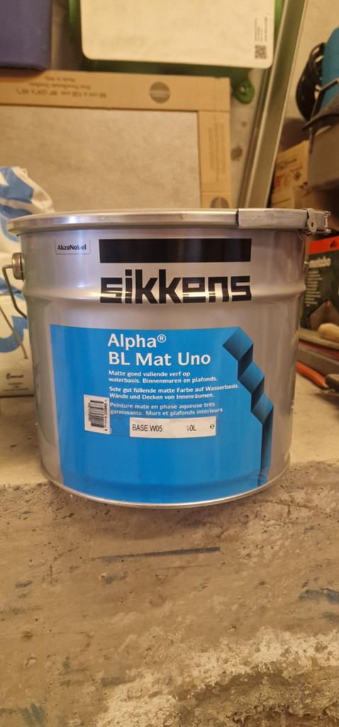 Peinture base mat, Verf