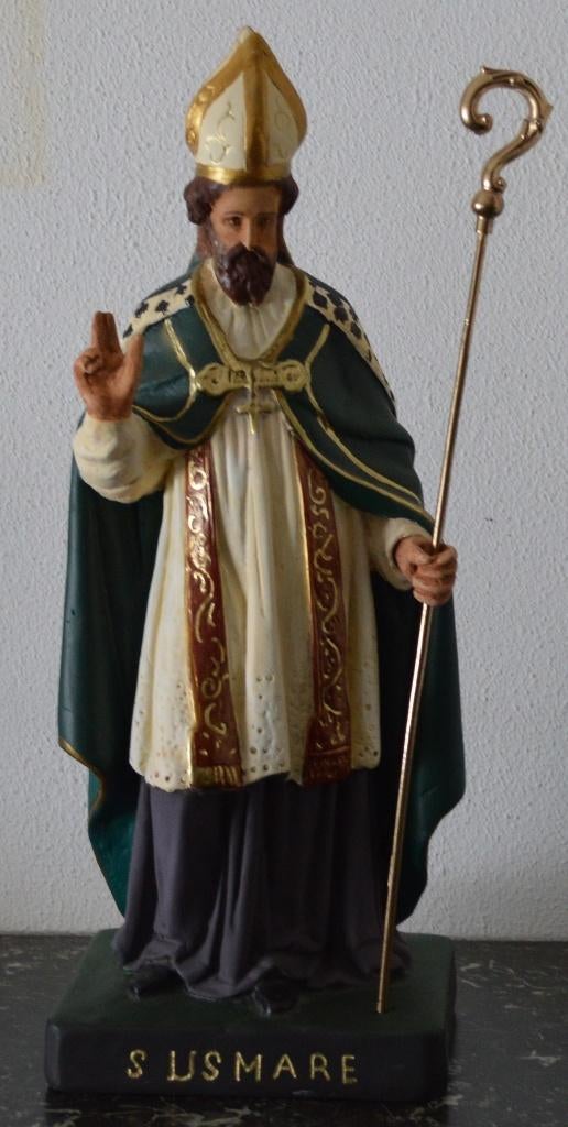 Sint Ursmarus 53.5 cm, Antiek en Kunst, Ophalen of Verzenden