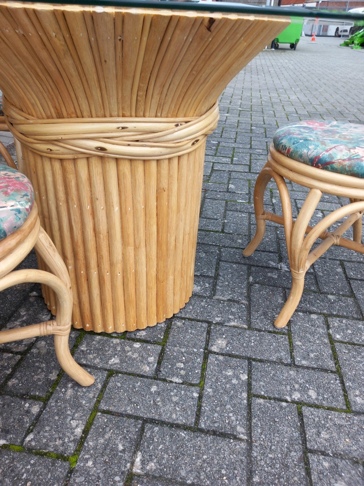zeer mooi rotan tuin set, Tuin en Terras, Ophalen, Rotan, Stoel