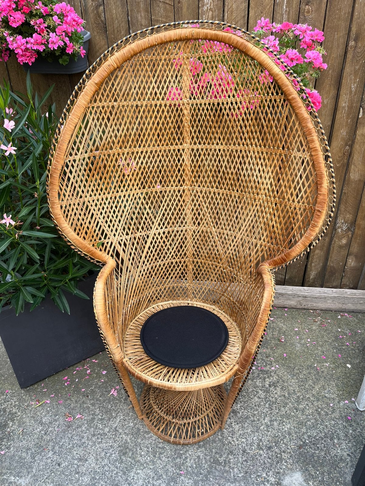 fauteuil en osier, Jardin & Terrasse, Enlèvement, Utilisé, Osier