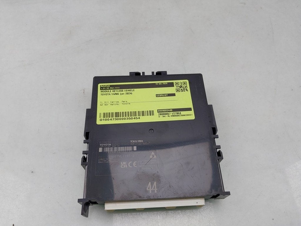 MODULE KEYLESS VEHICLE Toyota Yaris IV (P21 / PA1 / PH1), Gebruikt, Kundenbetreuung@toyota.de, Toyota, Toyota-Allee 2
50858  Köln, DE