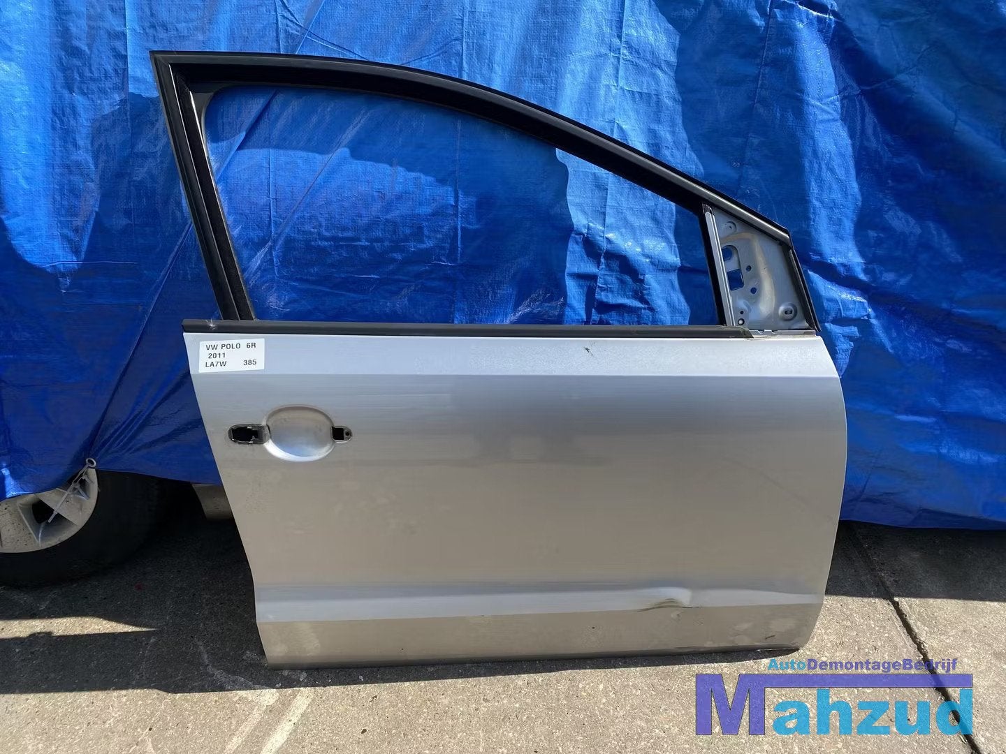 VW POLO 6R Zilver LA7W Rechts voor deur portier 2009-2016, Auto-onderdelen, Gebruikt, Volkswagen AG, Vw@volkswagen.de, Volkswagen