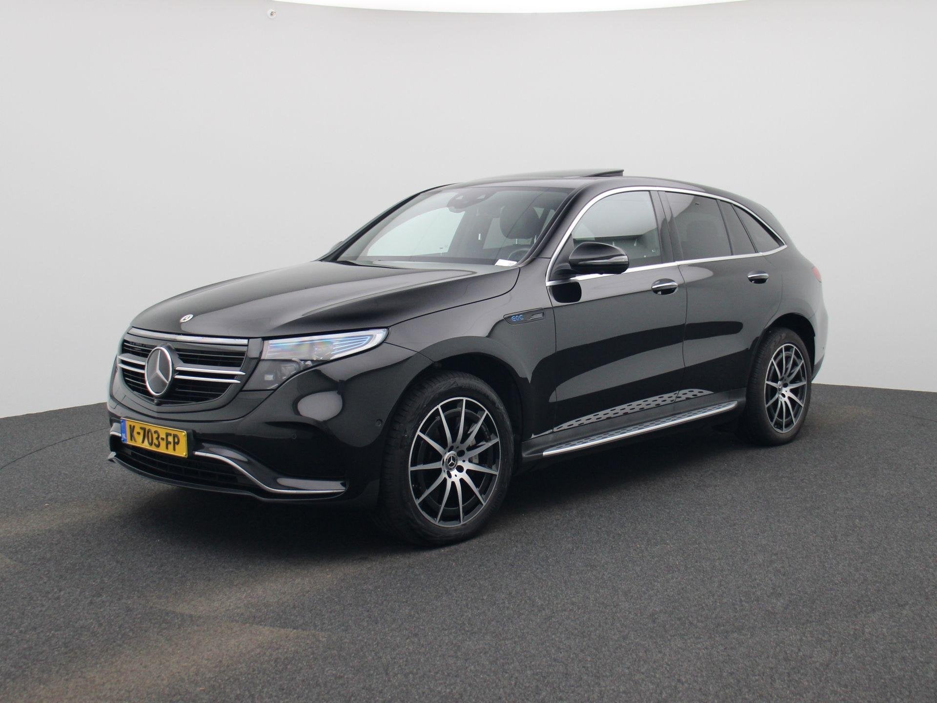 Mercedes-Benz EQC 400 4MATIC Business Solution AMG 80 kWh So, Auto's, Automaat, Zwart, 2395 kg, 80 kWh