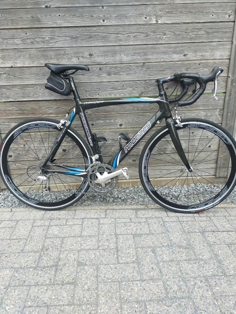Racefiets Moozes Typhoon, Fietsen en Brommers, 28 inch, Gebruikt, Velgrem, Meer dan 20 versnellingen