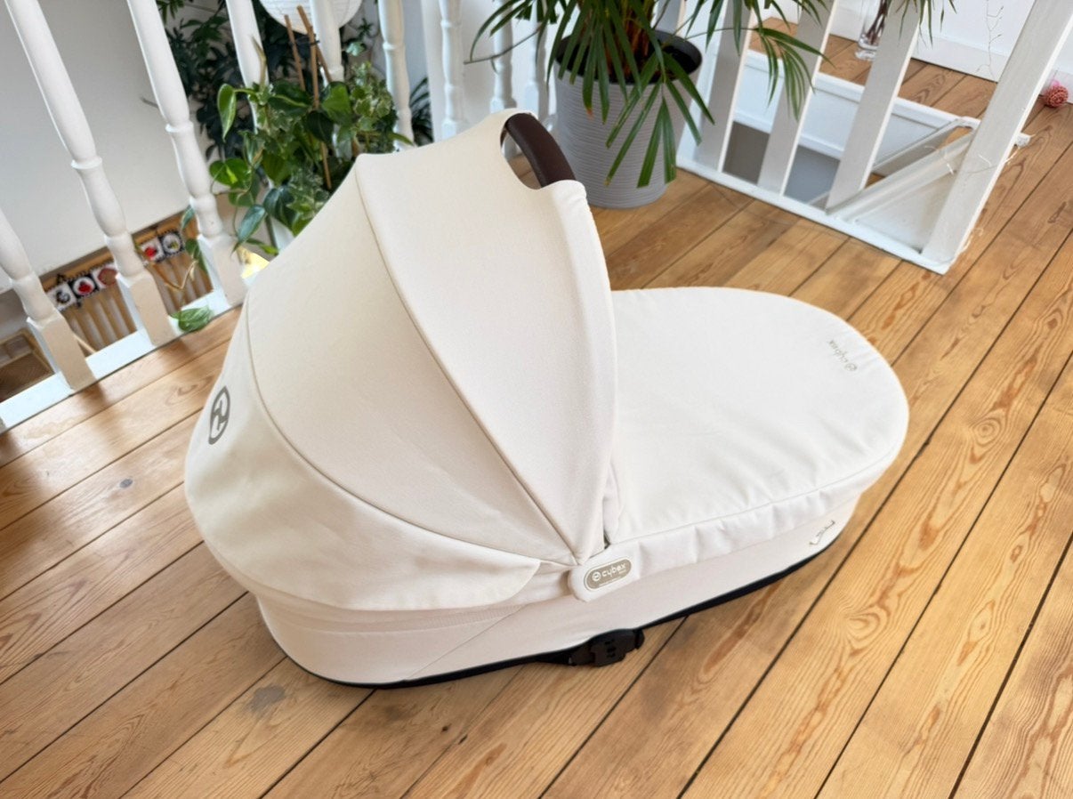 Nacelle Cybex Cot S Lux (Seashell Beige) Balios S Lux, Autres marques, Avec nacelle, Comme neuf, Enlèvement