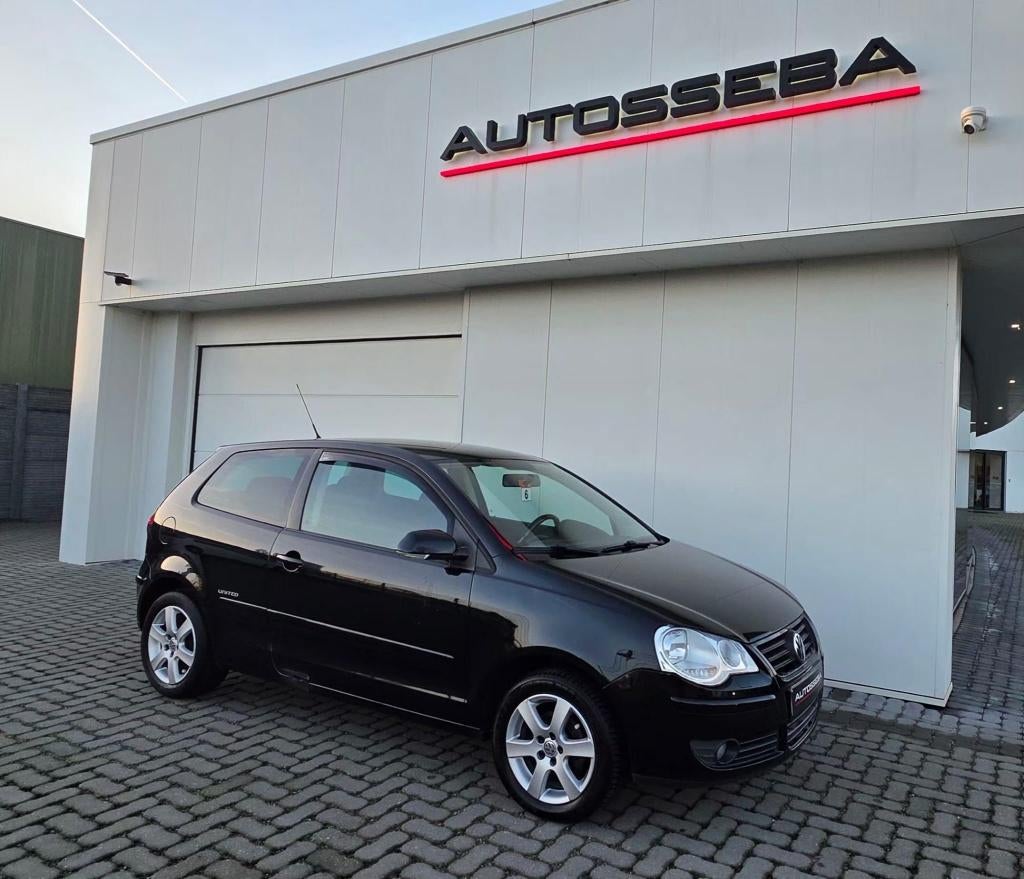 Volkswagen Polo 1.2Benzine United (Handel/Export), Voorwielaandrijving, 4 zetels, Zwart, Bedrijf