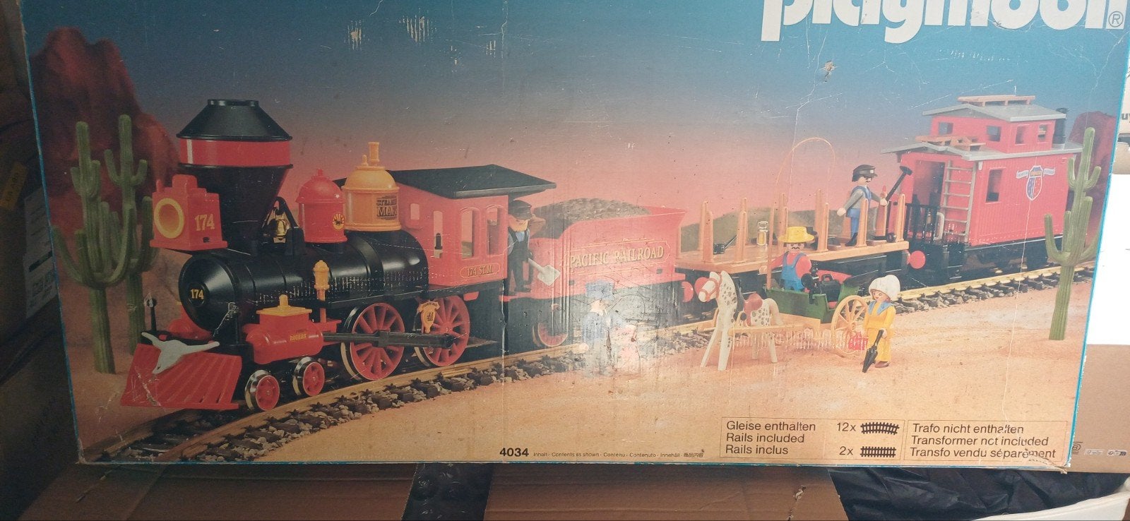 Playmobil Stoomende Mary Western-trein 4034, Kinderen en Baby's, Speelgoed | Playmobil, Gebruikt, Complete set, Voertuig, Historisch