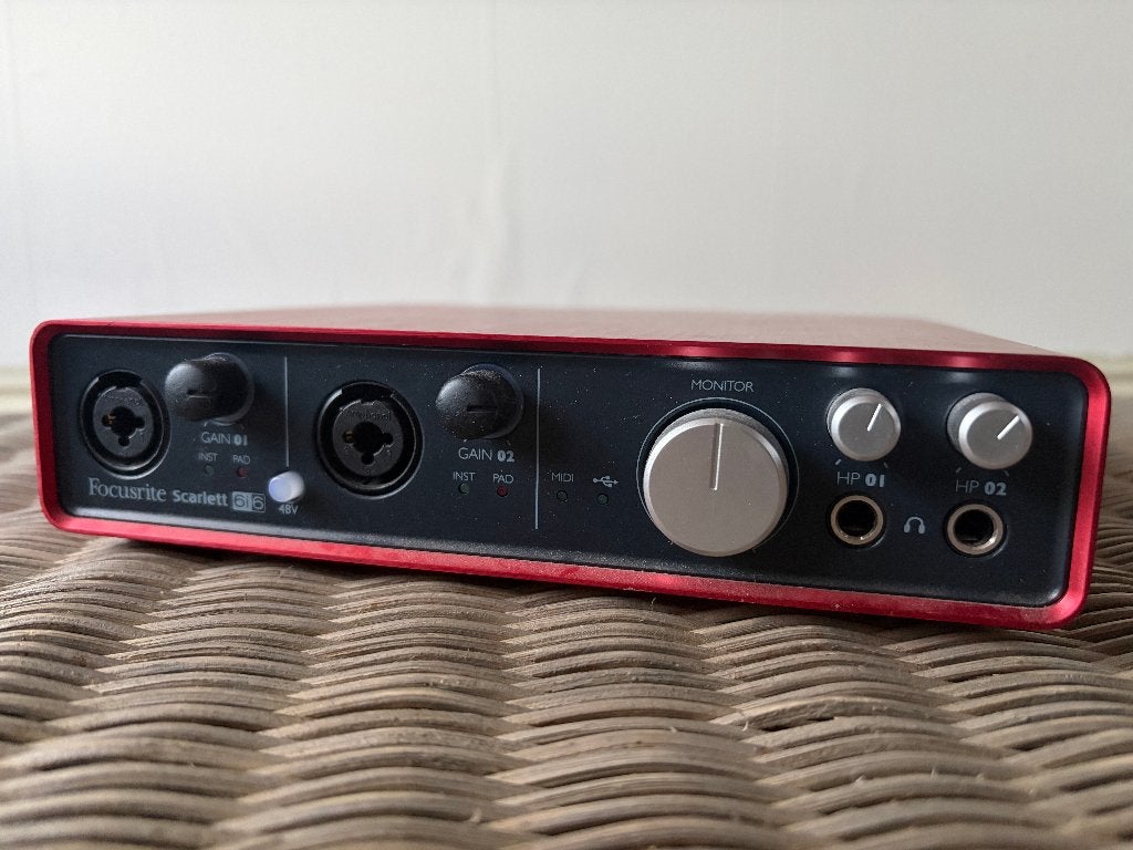 Focusrite 6i6 Audio Interface, Audio, Tv en Foto, Ophalen of Verzenden, Gebruikt, Audio