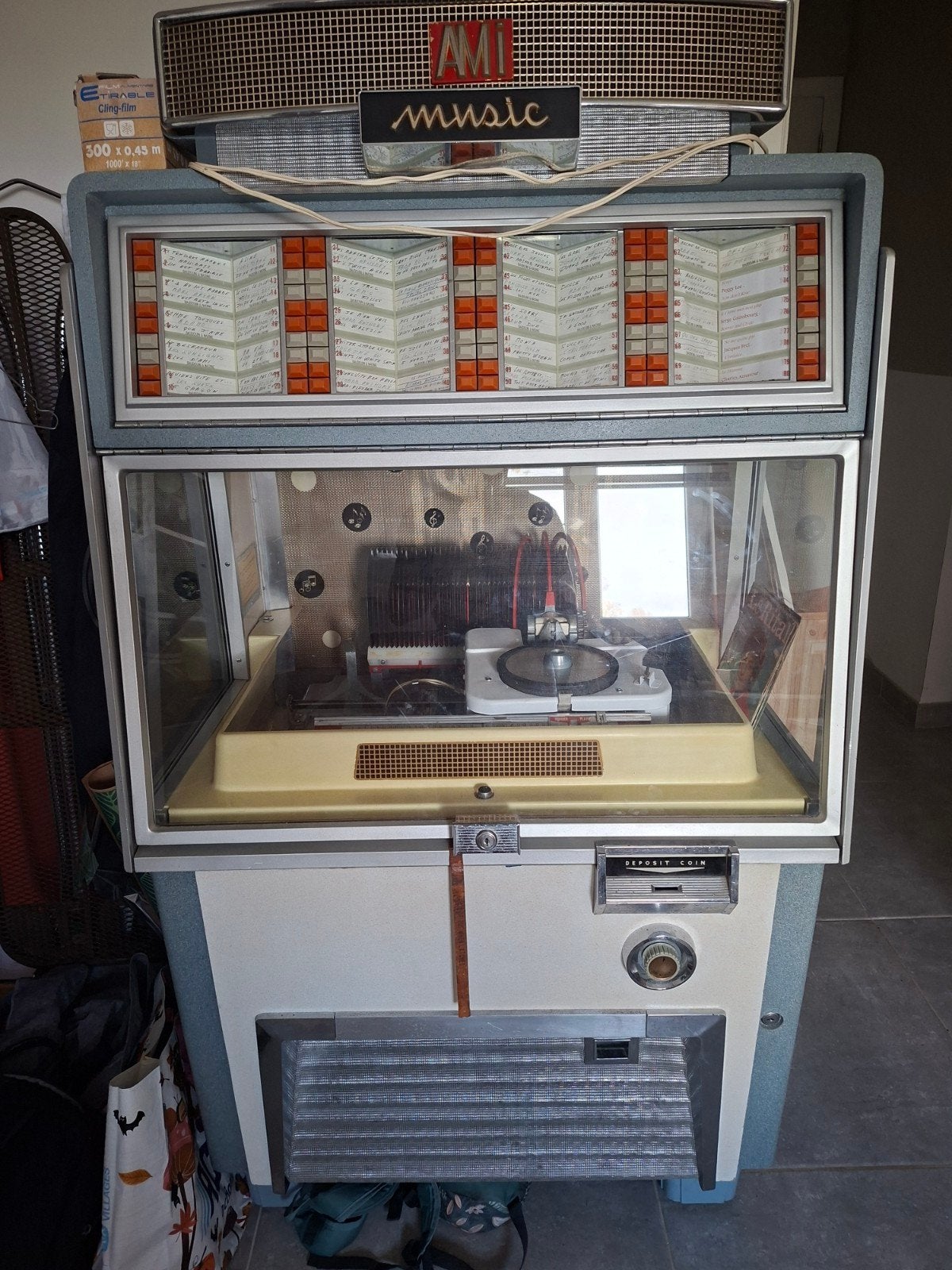 Juke-box AMI G, Collections, 1950 à 1960, Avec singles, Enlèvement, Utilisé