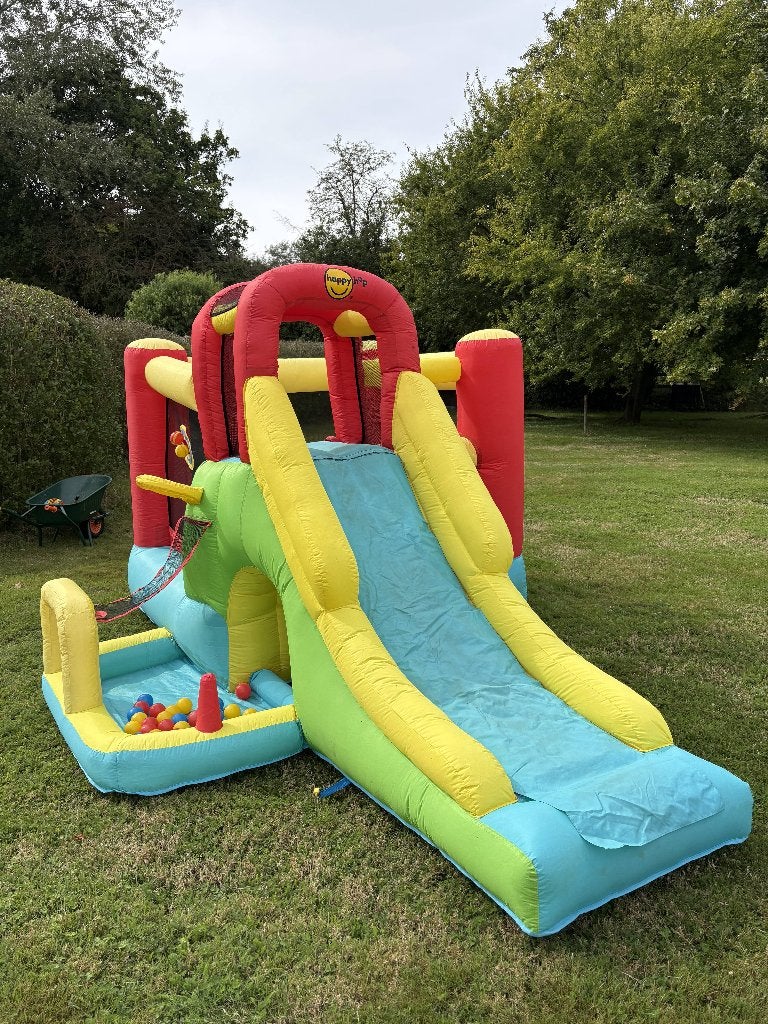 Springkasteel met glijbaan, Ophalen, Gebruikt