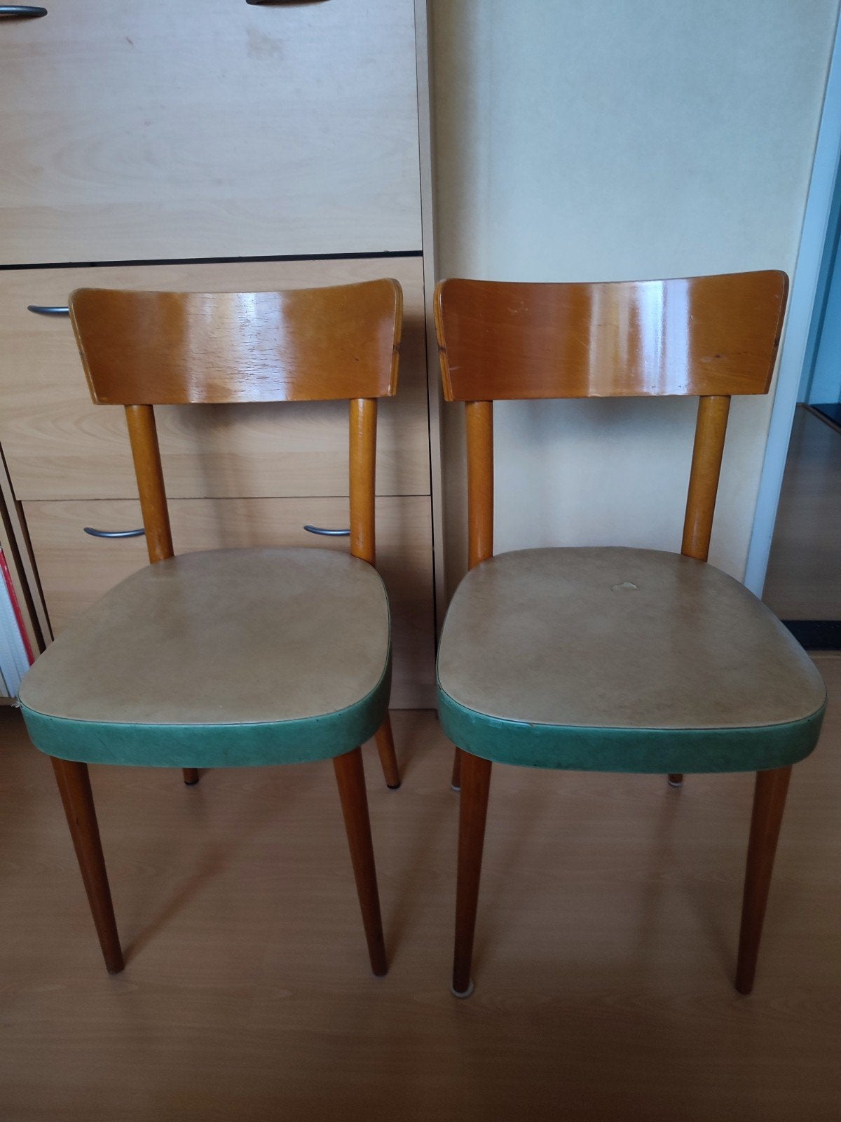 Vintage stoelen, Huis en Inrichting, Ophalen, Gebruikt, Vintage