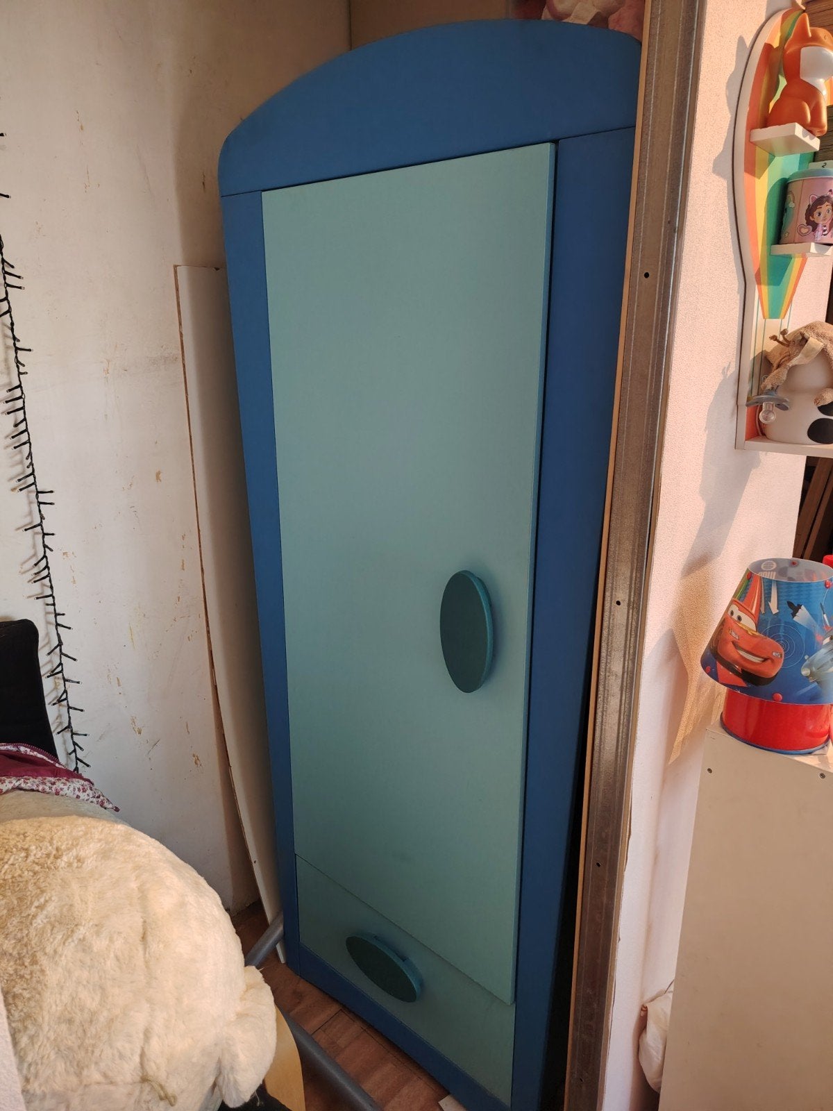 volledige kinderslaapkamer, Huis en Inrichting, Ophalen, Gebruikt, Blauw, Overige materialen