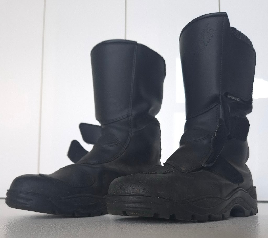 MOTOLAARZEN MAAT 43 WATERPROOF, Motoren, Kleding | Motorkleding, Ophalen, Heren, IMPRAPERM, Laarzen