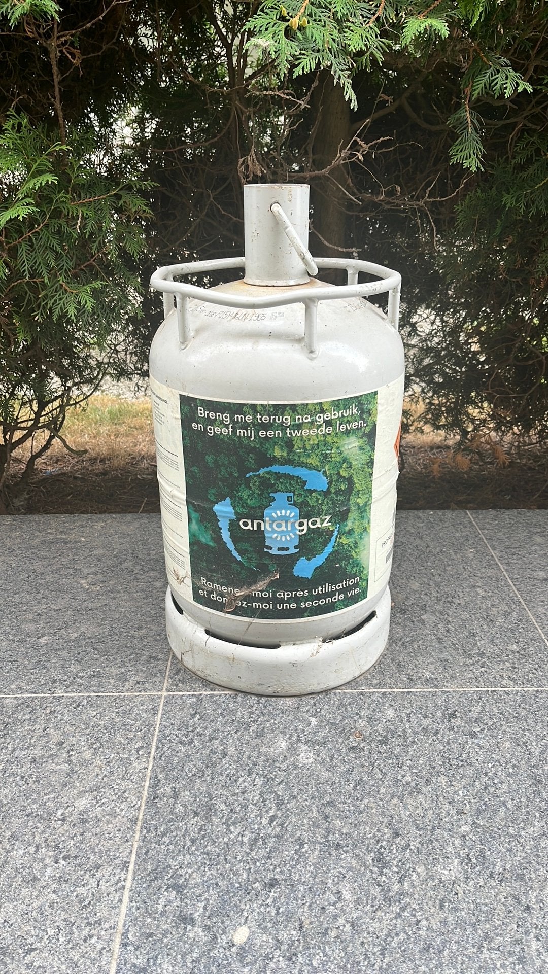 Lege gasfles, Tuin en Terras, Ophalen, Zo goed als nieuw