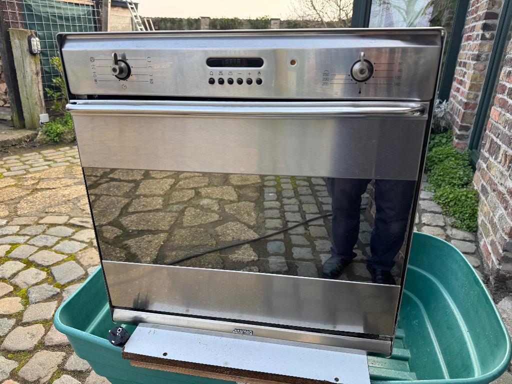 OVEN smeg SE398X/1, Elektronische apparatuur, Gebruikt, Hete lucht, Oven met grill, Inbouw