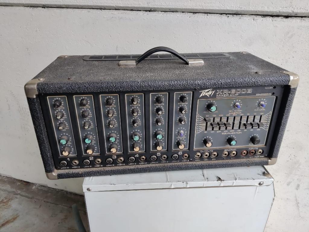 Peavey Series 400BH XR-600B Mixer Amp, Ophalen, Gebruikt, 100 watt of meer