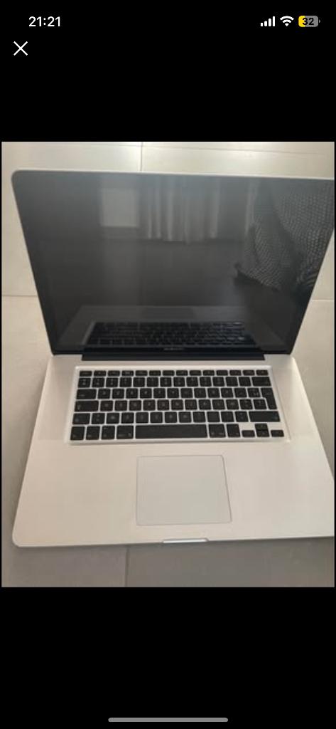 Defect MacBook voor onderdelen zonder kabel, Computers en Software, Ophalen, Qwerty, Overige groottes, 8 GB