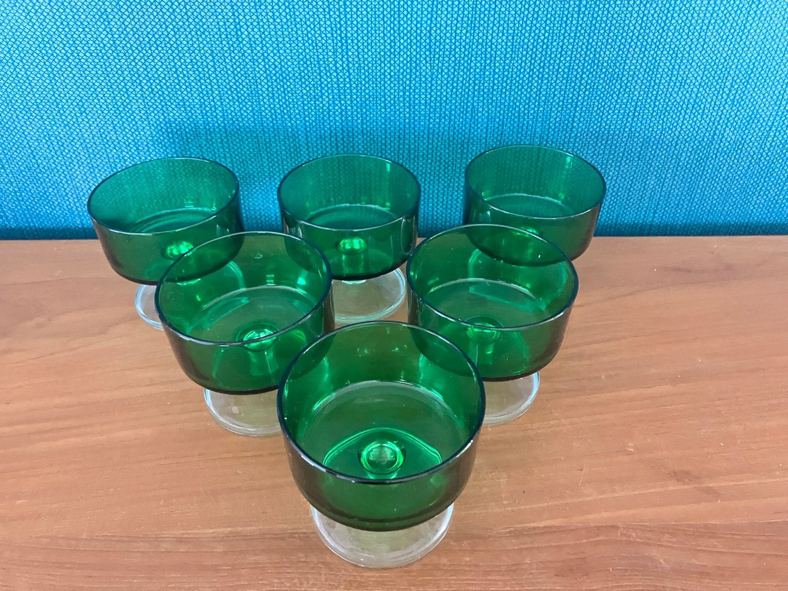 Vintage set 6 x Luminarc dessertglazen, Verzamelen, Ophalen, Zo goed als nieuw, Overige typen