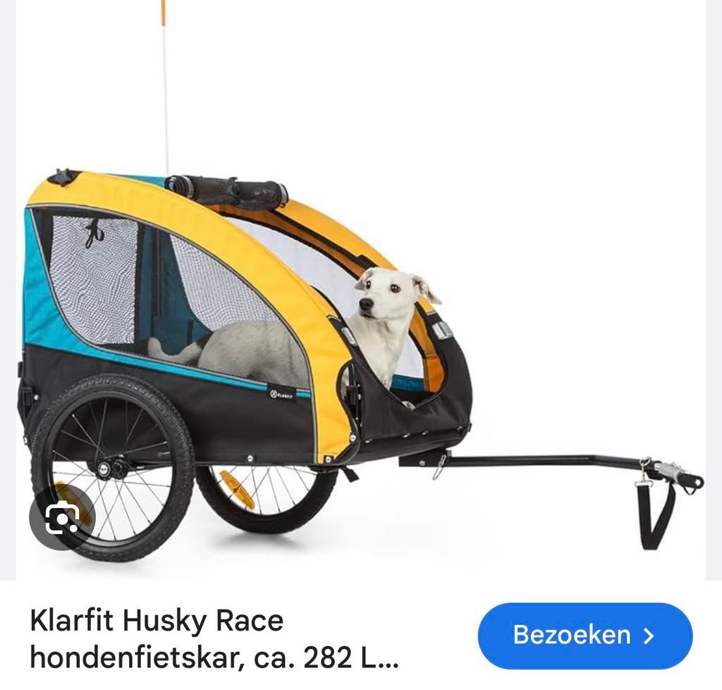 Hondenkar, Ophalen, Zo goed als nieuw, Hondenkar