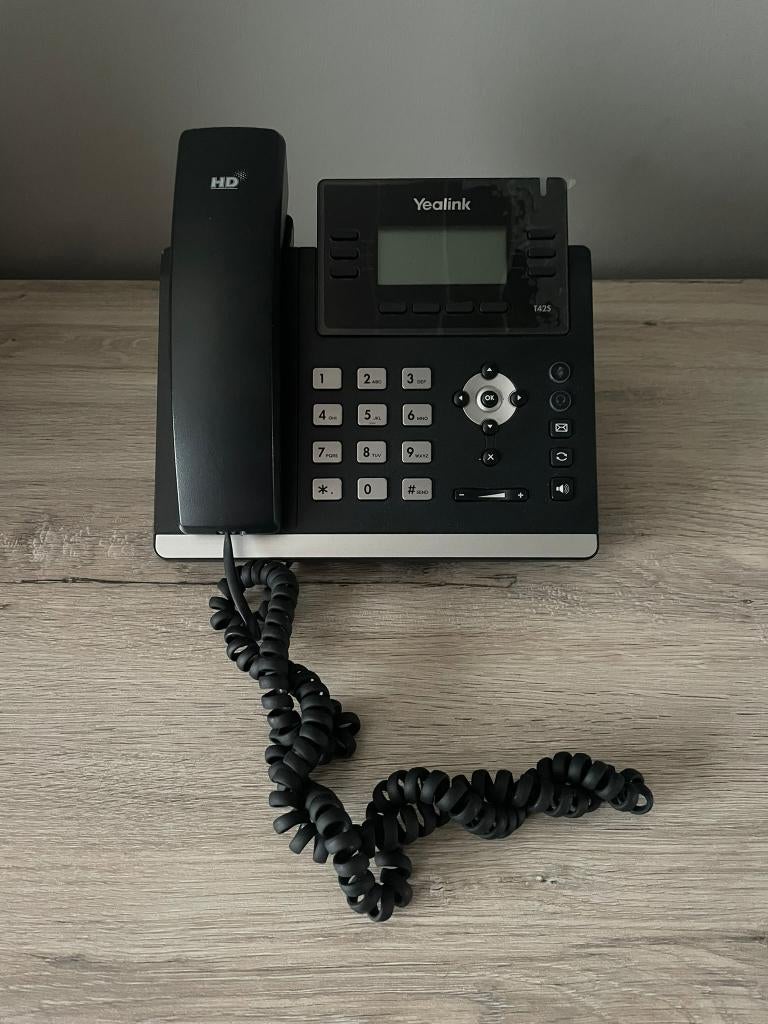 Téléphone VoIP Yealink SIP-T42S, Télécoms, Keizersgracht 62, 1015 CS, Amsterdam, Enlèvement ou Envoi, Comme neuf, Support@yealink.com