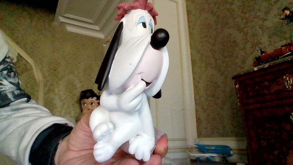 Droopy résine 1998 (démons et merveilles), Enlèvement