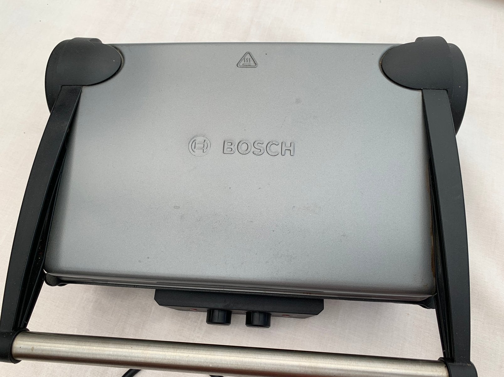 Grill électrique Bosch - comme neuf, Electroménager, Plaques de gril, Enlèvement, Comme neuf