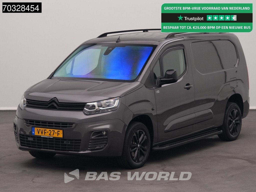 Citroën Berlingo 130pk Automaat L2H1 LED Navi Airco Cruise, Argent ou Gris, Achat, Euro 6, Entreprise