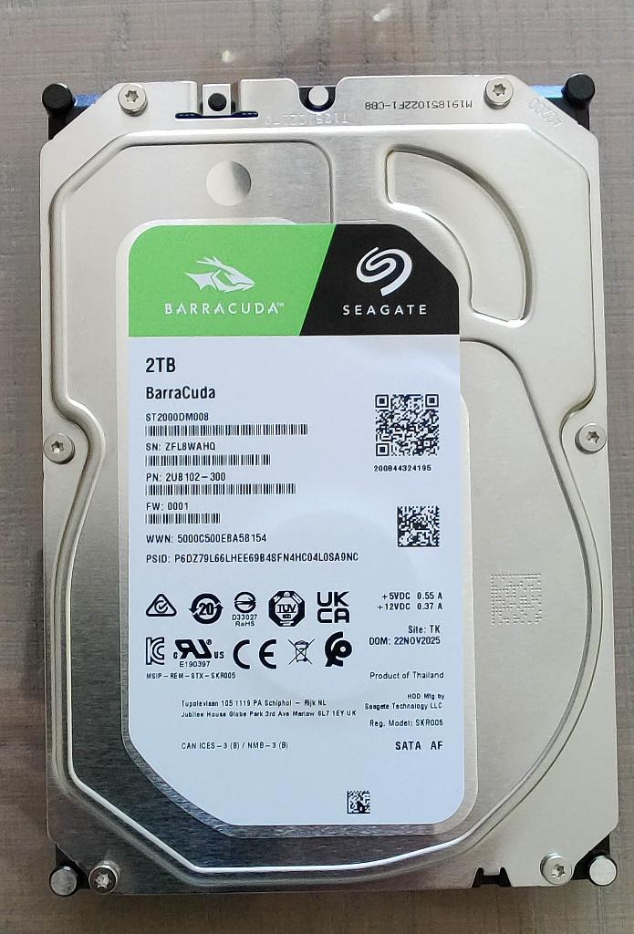 Seagate BarraCuda 2To (Neuf), Neuf, Enlèvement ou Envoi, Interne, Seagate