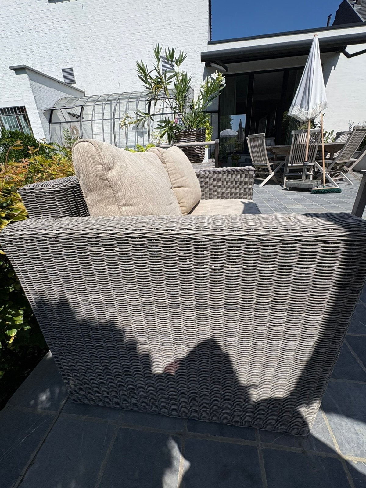 Lounge zetel Bristol, Tuin en Terras, Ophalen, Zo goed als nieuw, Wicker