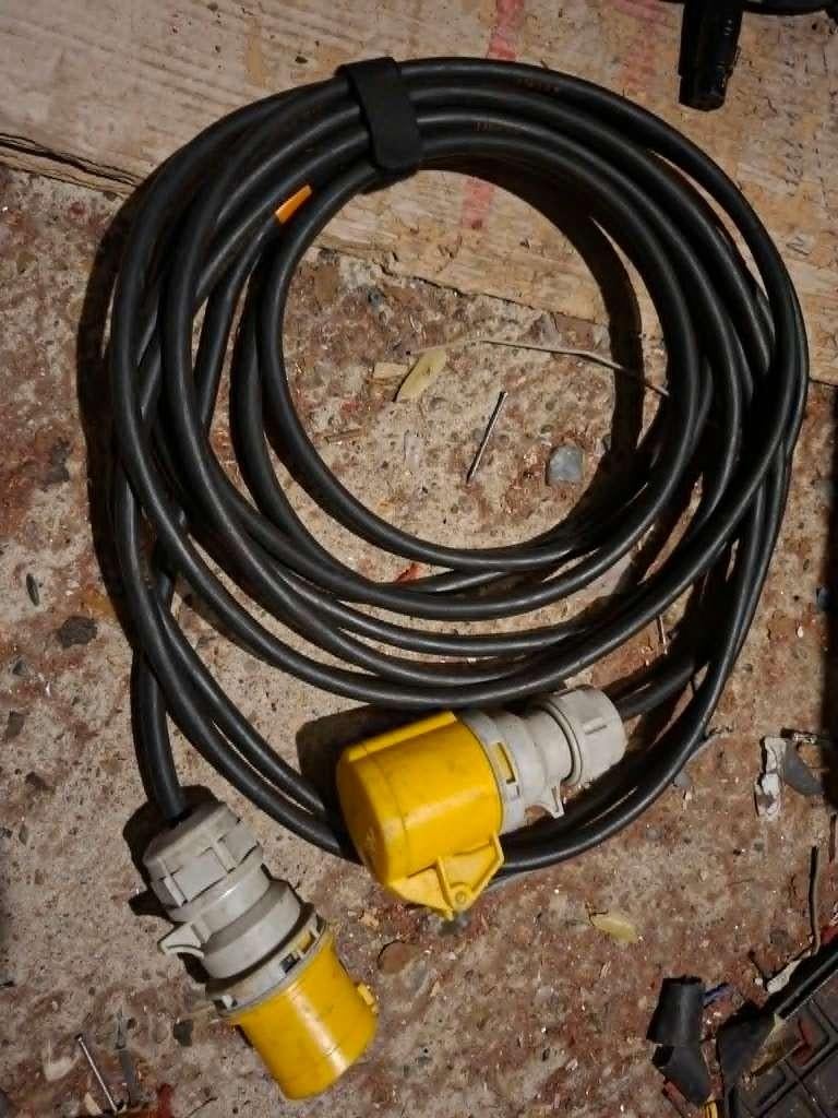 9 x 110V 10m 3G1,5 Lineax kabel, Enlèvement, Comme neuf, Câble ou Fil électrique