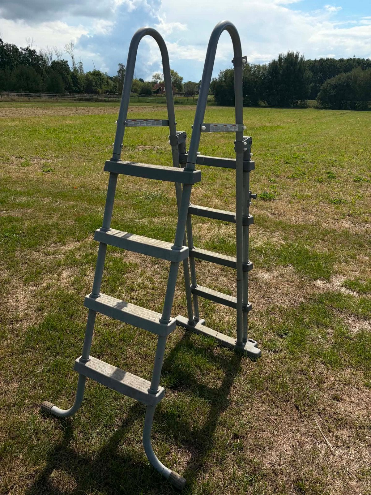 Zwembadladder, Tuin en Terras, Zwembad-toebehoren, Ophalen, Zo goed als nieuw