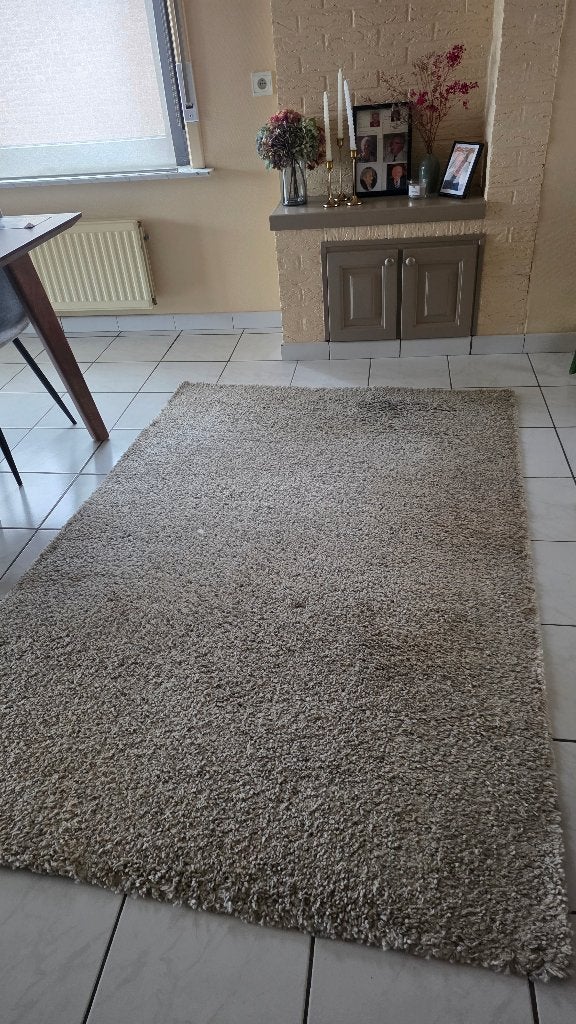 Tapijt, Huis en Inrichting, Ophalen, Gebruikt, 100 tot 150 cm, Beige