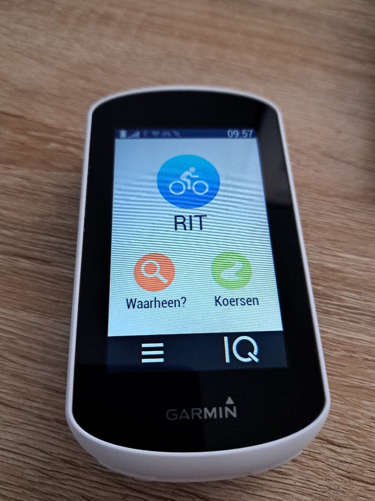 Garmin Edge fietsnavigatie, Ophalen, Gebruikt