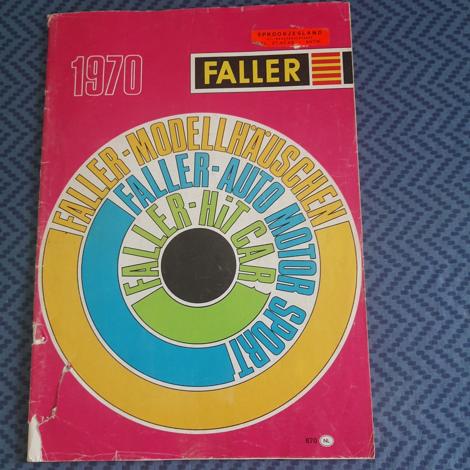 FALLER uitgebreide VINTAGE catalogus HO modelbanen *1970*, Ophalen, Gebruikt, Boek, Tijdschrift of Catalogus, Overige merken