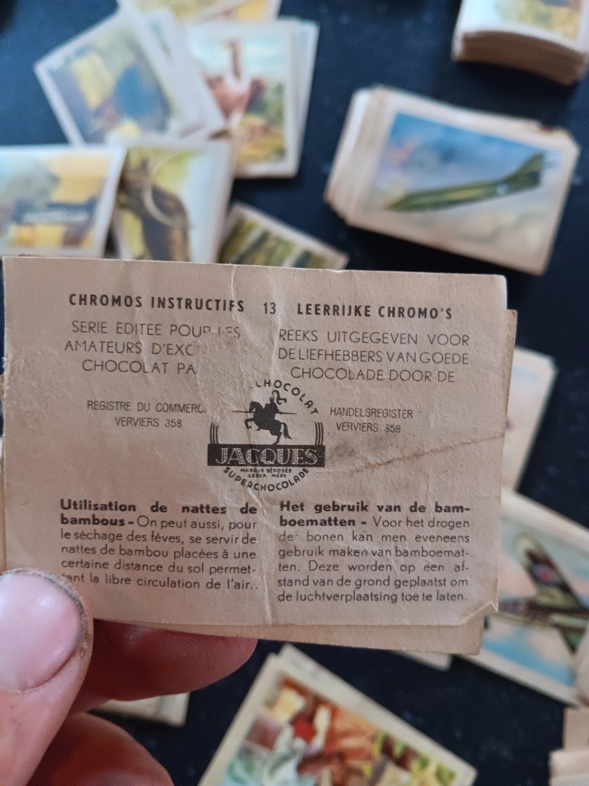 oude stickers/plaatjes chocolat jacques, Enlèvement ou Envoi