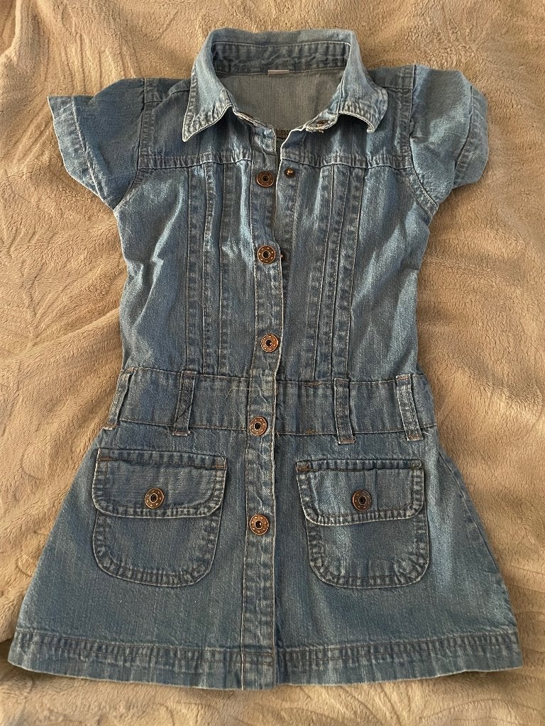 Robe jeans enfant 98/104, Robe ou Jupe, Enlèvement, Utilisé, Autre