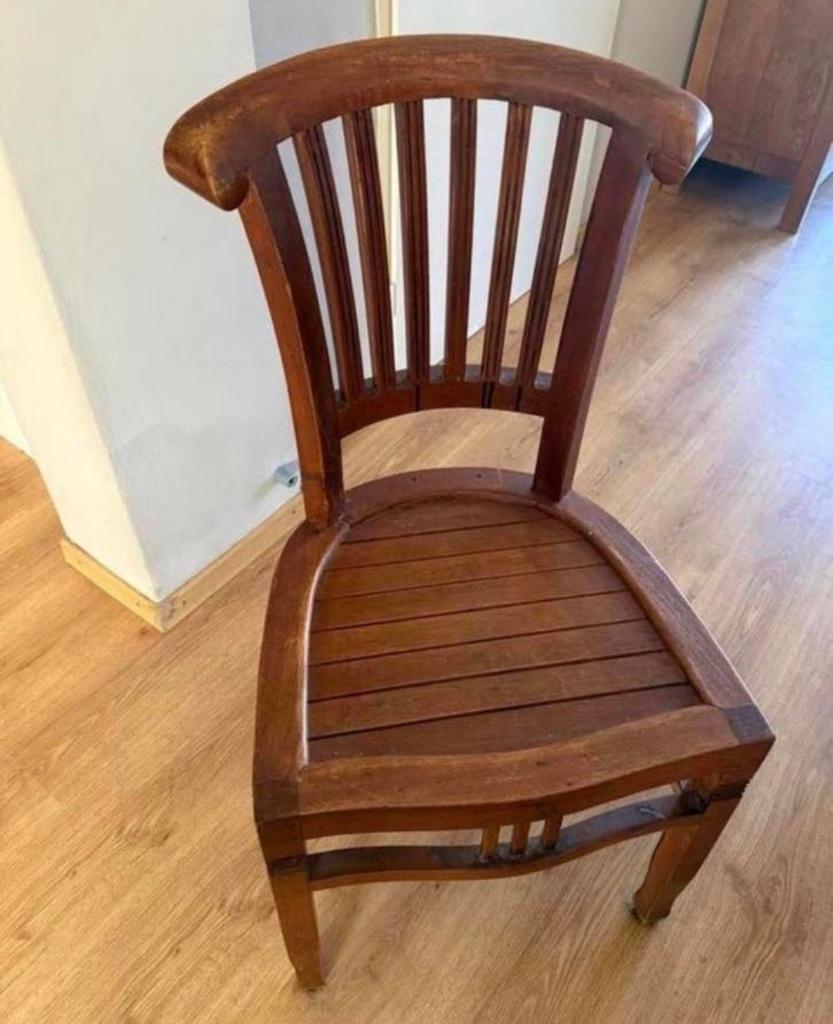 8 eetkamerstoelen, Huis en Inrichting, Ophalen, Gebruikt, Hout, Vijf, Zes of meer stoelen