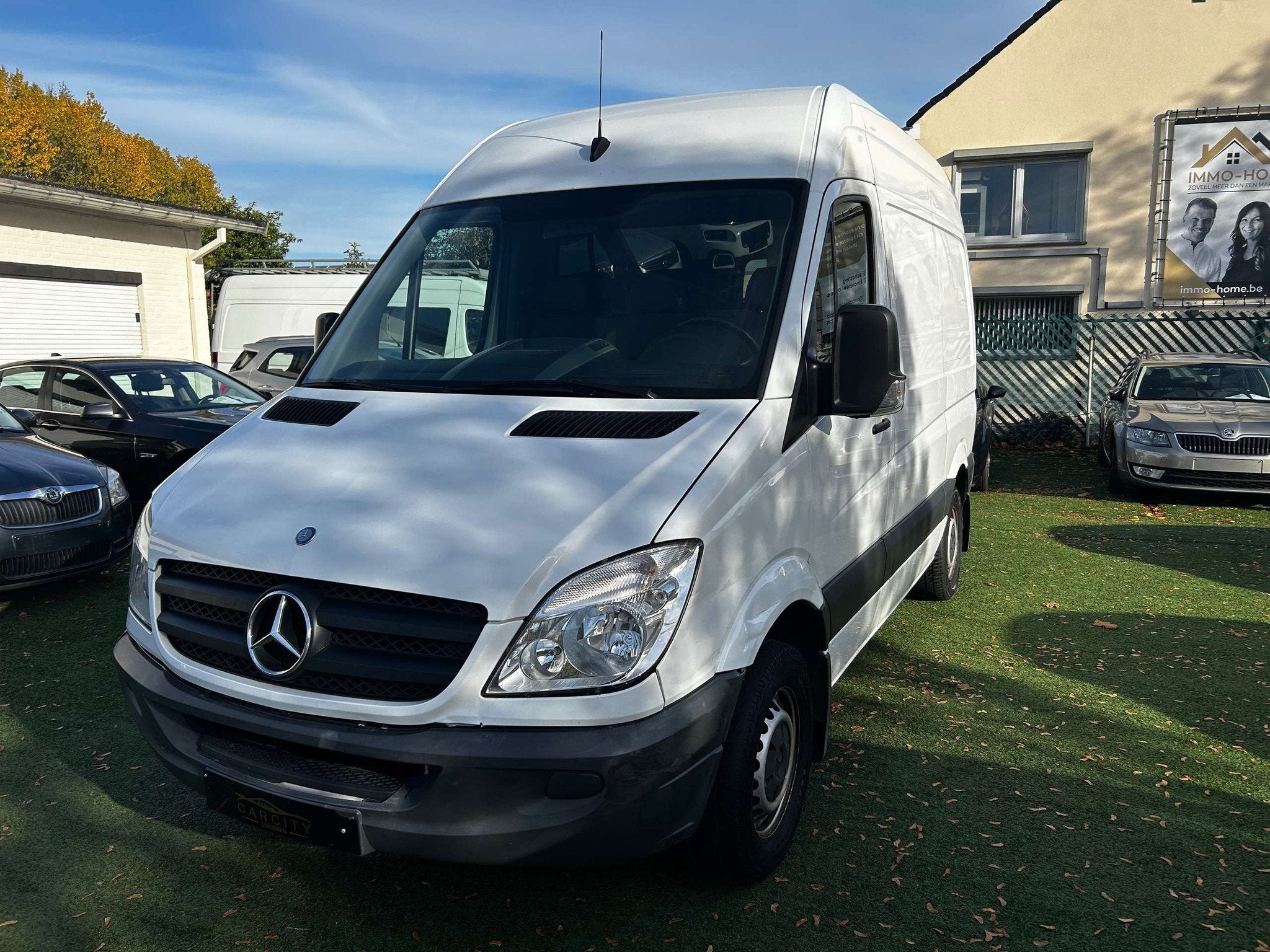 Mercedes-Benz Sprinter 313 2.1 CDI L2H2  A/C  BLEUTOOTH, Auto's, Euro 5, Gebruikt, Zwart, 4 cilinders